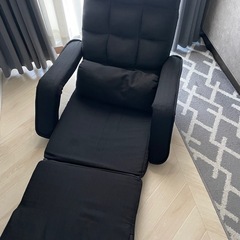 座椅子 リクライニング 肘掛け付き の画像