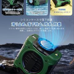 冷却プレート付き　腰掛け扇風機 　携帯扇風機 　ベルトファン　 多機能 腰掛け/首掛け/卓上/手持ち  199段階風力 超強風 クーラー機能  の画像