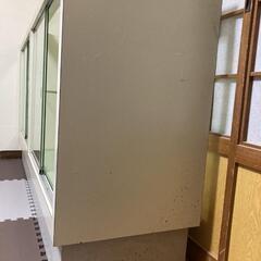 【レトロ】ショーケース　白　の画像