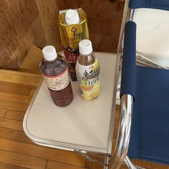値下げしました！【2脚セット❗️】テーブル付キャンプチェアの画像