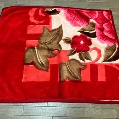 厚手の毛布　ハーフケット
の画像