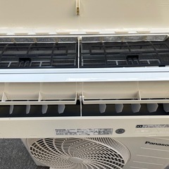 Panasonic エアコン CS-22TFJ-W 室外機 CU-F225C 2015年製の画像