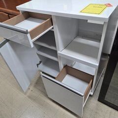 J8520【リユースのサカイ柏店】 キャスター付キッチンカウンター クリーニング済の画像