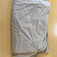 羽毛布団とカバーの画像