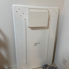 ニトリ　ダイニングテーブル&チェア2脚　傷ありの画像