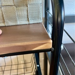 【美品✨ ニトリ】ワゴン ラック キャスター付き スライド式❶の画像