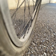 【前タイヤパンク・現状渡し】3人乗り自転車（子乗せ付き、電動無し）10,000円でお譲りします！【引越しのため】の画像
