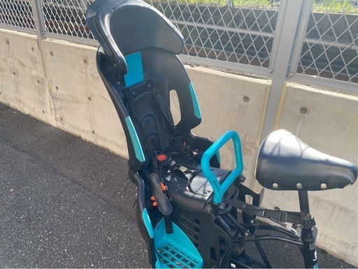 前タイヤパンク・現状渡し】3人乗り自転車（子乗せ付き、電動無し