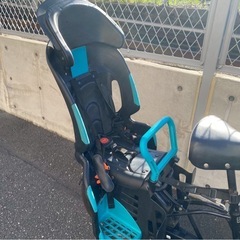 【前タイヤパンク・現状渡し】3人乗り自転車（子乗せ付き、電動無し）10,000円でお譲りします！【引越しのため】の画像