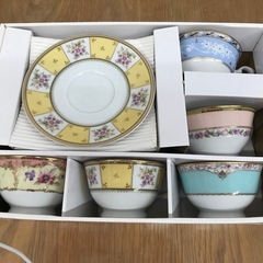 【未使用】NARUMI ナルミ アソート フローラルブティック　カップ&ソーサー5客セットの画像