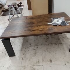 リユースのサカイ栃木店★ジモティ割あり★  コタツテーブル ブラウン（木目） W105×D70×H38.5 クリーニング済み TC9833の画像