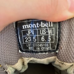 mont-bell アウトドアシューズの画像