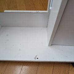 姿見付きドレッサー◯コンセント付き◯ホワイトの画像