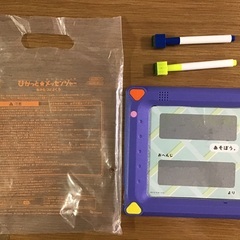 こどもチャレンジ教材セット（ひらがななぞりん、ピカッとメッセンジャー、時計など）の画像