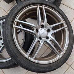 18インチホイールタイヤセット　4本の画像
