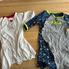 ベビー服　コンビドレス&短肌着　ディズニー柄の画像