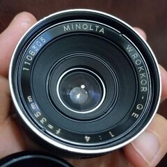 優良品　希少　MINOLTA W.ROKKOR-QE 35mm F4の画像