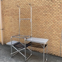 キャンプ用　収納家具の画像