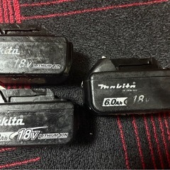 純正マキタリチウムイオンバッテリーBL1860Bの画像