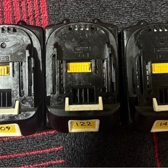 純正マキタリチウムイオンバッテリーBL1860Bの画像