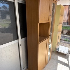 【中古】靴箱 シューズボックス 鏡付 引き取り限定の画像