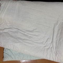 無料⭐︎敷布団　シングル　カバー付き　中古の画像