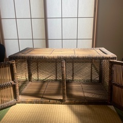 値下げ❗️アジアン雑貨風　収納ボックスの画像