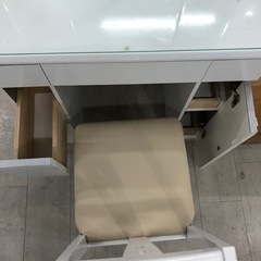 ドレッサー　スツール付き　ホワイト　【トレファク堺福田店】の画像