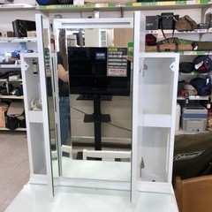ドレッサー　スツール付き　ホワイト　【トレファク堺福田店】の画像