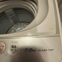 洗濯機　2020年製の画像