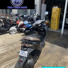買い取り、下取り大歓迎!!保証付き車両になります♪　愛知県公安委員会登録業者(オートバイ商)☆GARAGE-ECO千音寺☆軽整備＆点検済み☆ホンダ　ニューディオAF62黒　5-556名古屋市中川区より!!の画像