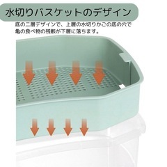 亀飼育ケースの画像