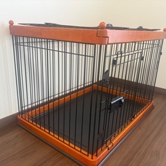 ATSU ペットケージ 犬 木製サークル ケージの画像