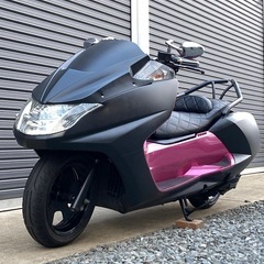 マグザム　全塗装　各部部品交換　メンテナンス済み　車体　カスタム　LED マフラー　オイル交換済み　カスタムパーツ　ハンドル　タイヤ新品の画像