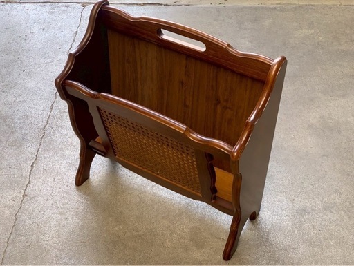 karimoku カリモク　マガジンラック2段　コロニアル 公式】アンティーク家具ラフジュ工房商品詳細ページ中古