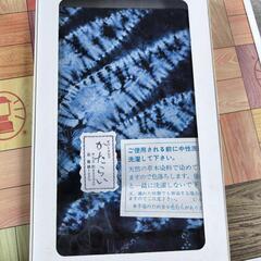 クロス　手しぼり本藍染の画像