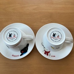 リサとガスパール　食器セットの画像