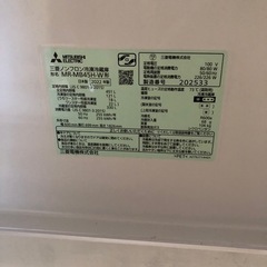 2022年式冷蔵庫の画像
