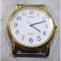 ALBA SEIKO　スタンダード　クオーツ　ウォッチ　2個セット　シルバーY101-8000　ゴールドY136-6A70　腕時計　アルバ　セイコー　現状渡しの画像