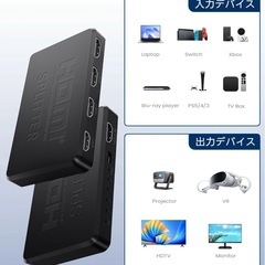 【決まりました】HDMI分配器 1入力4出力 スプリッター 1080p 3D対応の画像