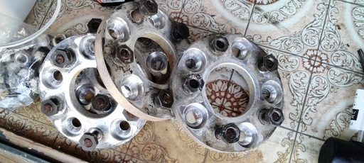 ベントレーホイールセット19インチ 9J pcd112 変換スペーサー付