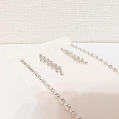 シルバー チェーンネックレス ピアスセット　結婚式　ウェディングの画像