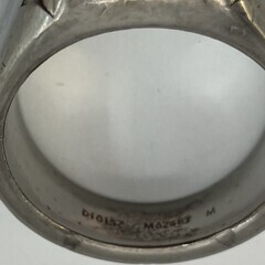 ルイヴィトン M62487 シグネットリング モノグラム シルバー Mサイズ 幅14mm 内径19mm JP19 US9.5 送料無料 本物保証の画像
