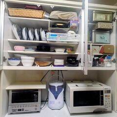 家電収納付きキッチンボード　120cm幅　の画像
