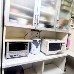 家電収納付きキッチンボード　120cm幅　の画像