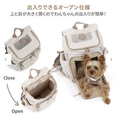 【ペットパラダイス】ハグ＆リュック　キャリーバッグの画像