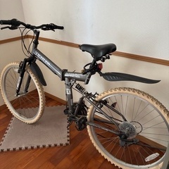 26インチ　自転車（折りたたみ可能）の画像