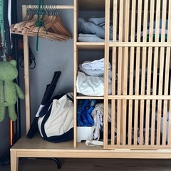 衣類棚(美品)の画像