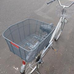 26インチ 🚲 中古 自転車 13,800円 🔁6段切替 🔑鍵新品 💡ライト付 新規防犯登録料コミ842 の画像