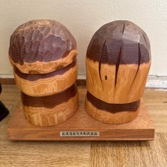 北海道名作木彫民芸品の画像